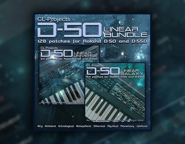 ROLAND D 50/D 550/D 05 Banque de sons SYSEX(electro,jm jarre,vangelis...)