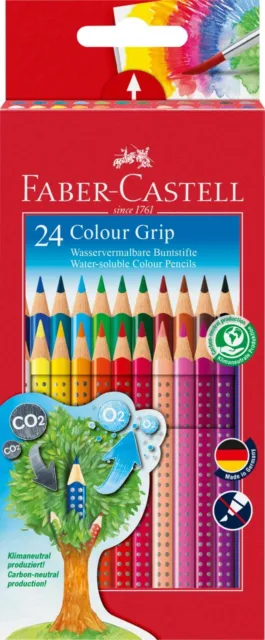 Faber Castell Colour GRIP Buntstifte 6er 12er 24er Set Malstifte Farbstifte