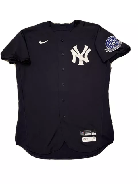 2021 New York Yankees vs. Chicago White Sox in Dyersville, Iowa - Game-Used  1919 Throwback Jersey - Jake Lamb - Size 44