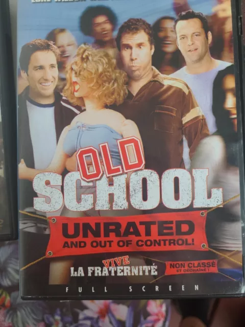 OLD SCHOOL (DVD, 2003, Full Frame Unrated Version) Will