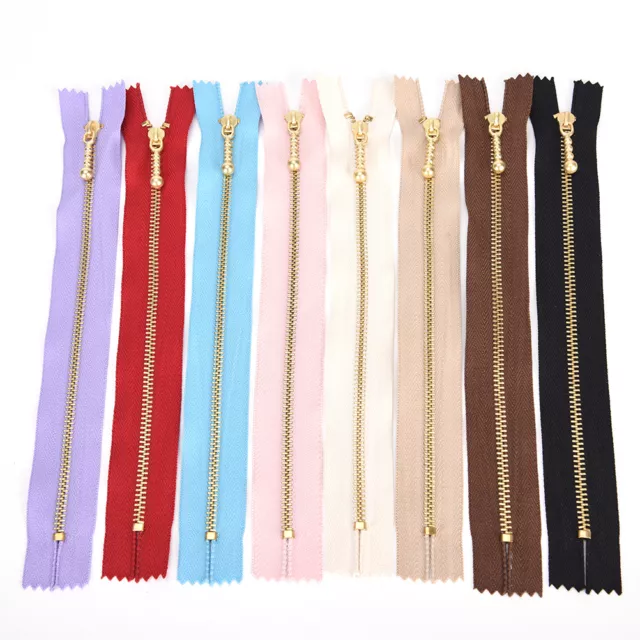 10X 20CM Japan YKK Gold Tooth Metal Zipper DIY for Bag Patchwork Accessories .YB