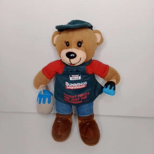 BUNNINGS WAREHOUSE BETH And Bill Teddy Bear Plush Toy