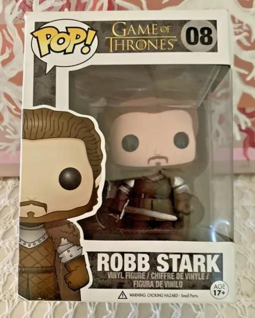 Funko Pop Vinyl Game Of Thrones Figure Robb Stark #08 Vaulted