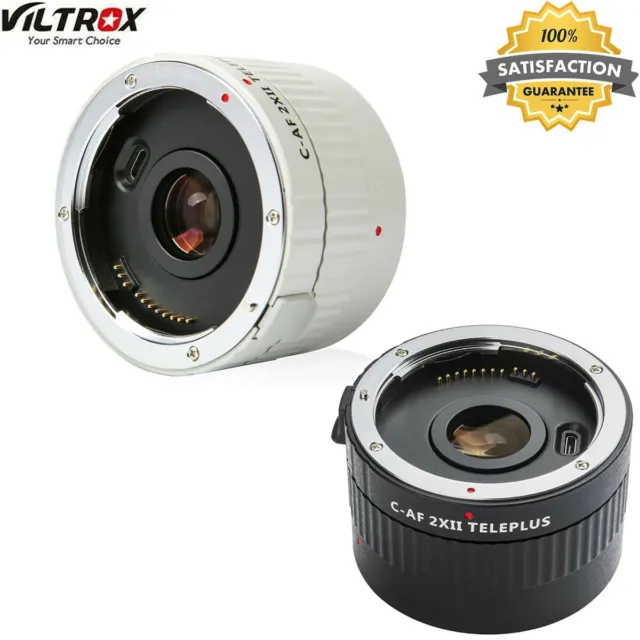 VILTROX C-AF 2X II AF 2.0X Teleconverter Camera Lens Converter fr Canon EF Mount