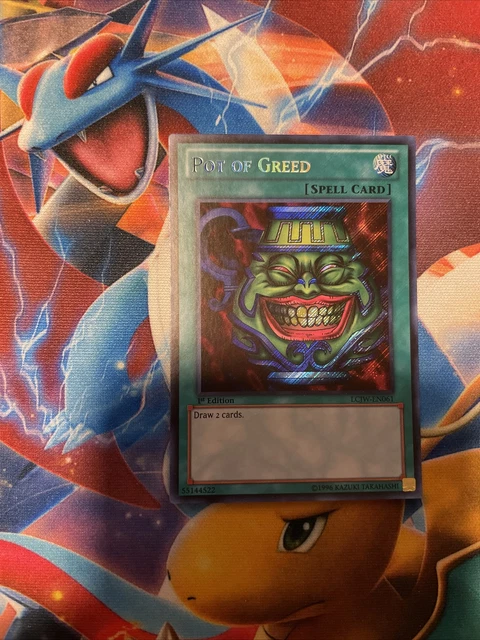 Yu-Gi-Oh! TCG Pot of Greed Legendary Collection 4 Mega-Pack LCJW-EN061 1st...