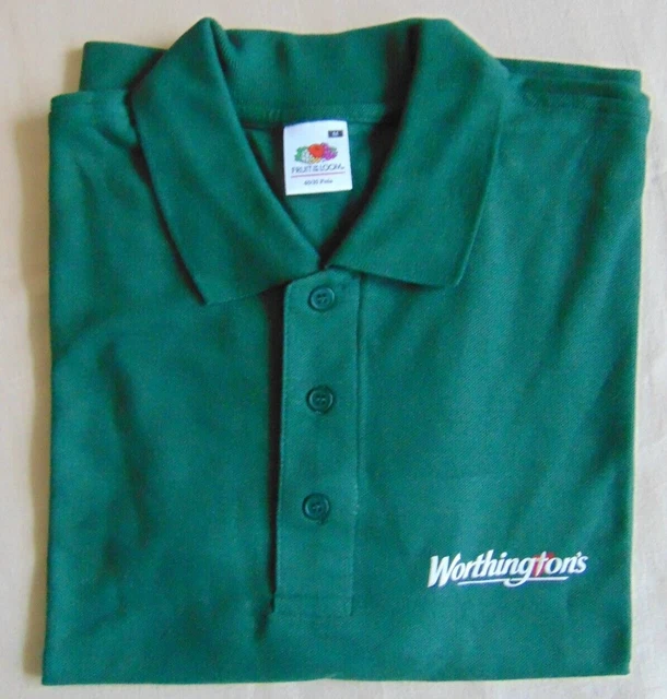 Worthingtons Polo Shirt In Green New Old Stock Size Medium Unworn In Bag