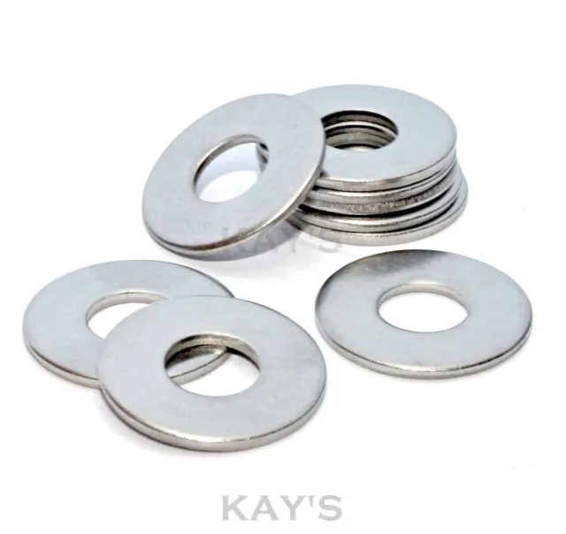 Form C Washers A4 Stainless Steel M4,M5,M6,M8,M10,M12,M16 Wide Large Flat Wider