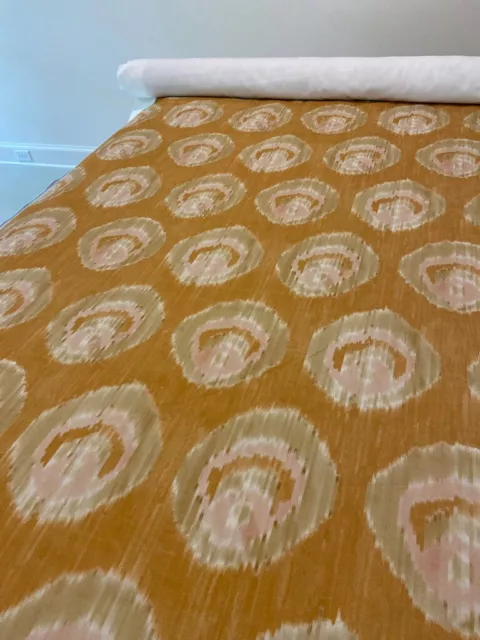 Lee Jofa Monaco Print Spice/Blush - fabric by the yard