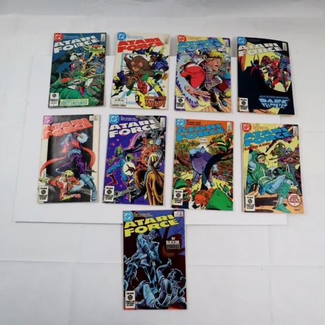 VTG Atari Force (LOT OF 9) #2-8 And #10-11 (1980’s) Comic Books 1980's