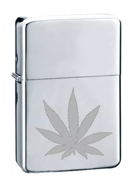 Hash Leaf 30 Personalised Engraved Star Lighter In Gift Tin