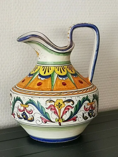 Pot A Eau  Ancien   Deruta  A.r.s  Artigiana   Ceramique