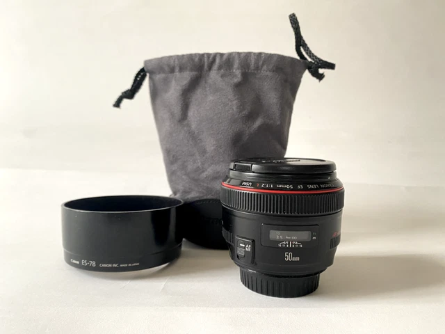 Canon Ef 50 MM F/1.2 L USM Objectif