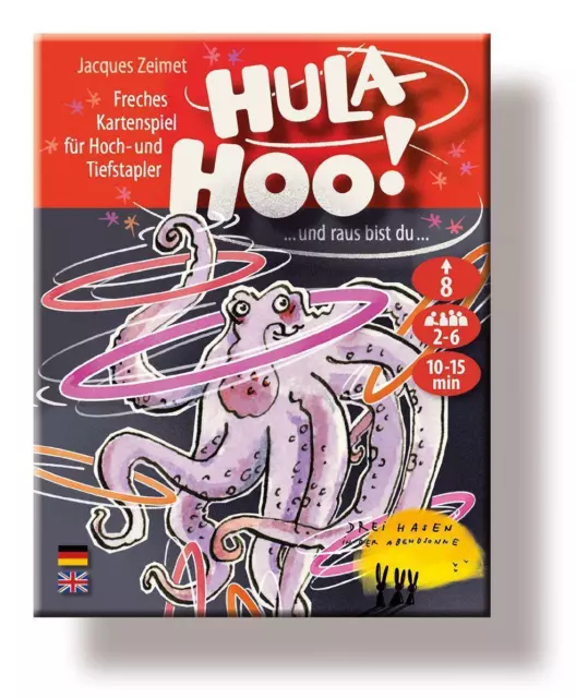 Hula-Hoo! | Freches Kartenspiel für Hoch- und Tiefstapler | Jacques Zeimet