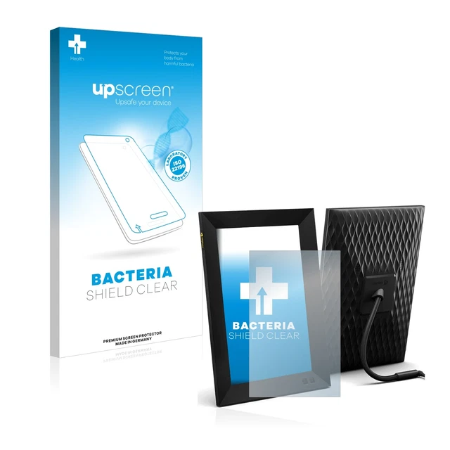 upscreen Schutzfolie für Nixplay Smart Fotorahmen 10,1" Anti-Bakteriell