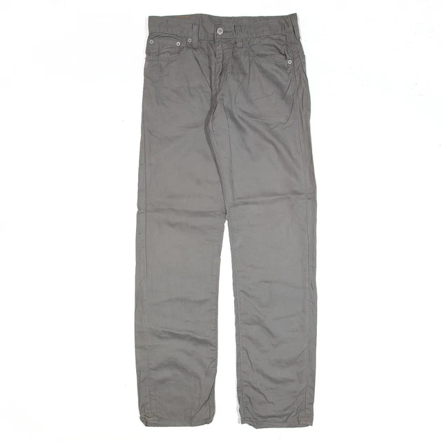 LEVI'S 505 pantaloni dritti regolari grigi W29 L32