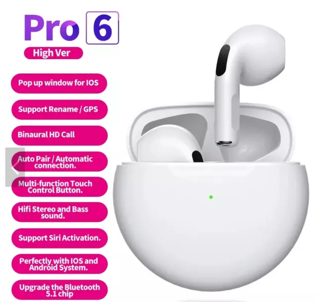 Bluetooth Wireless Earbuds Headsets Earphones Headphones For iPhone Android