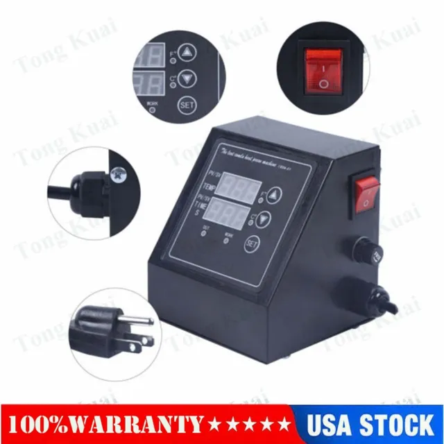 Digital Control Box For Heat Press Machine Dual Display Time/Temp Controller！