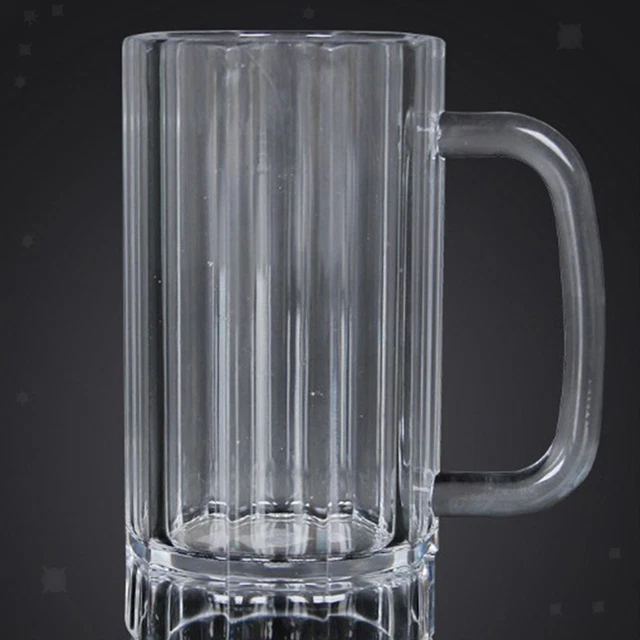 Set Tazze Birra Trasparenti Boccali Da Birra In Acrilico Infrangibile Set Da 3 - Tazze Stile Tedesco Per Interni Ed Esterni Boccali Birra Acrilico - 2