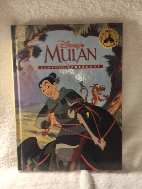 DISNEY'S CLASSIC STORYBOOK Collection Mulan 1998 Hardcover Book Mouse ...