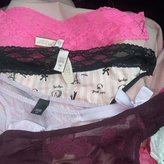 ❤ NEW! LOT of 4 Random Victoria's Secret & PINK Panties S M L *U Choose  Style* ❤ $25.00 - PicClick