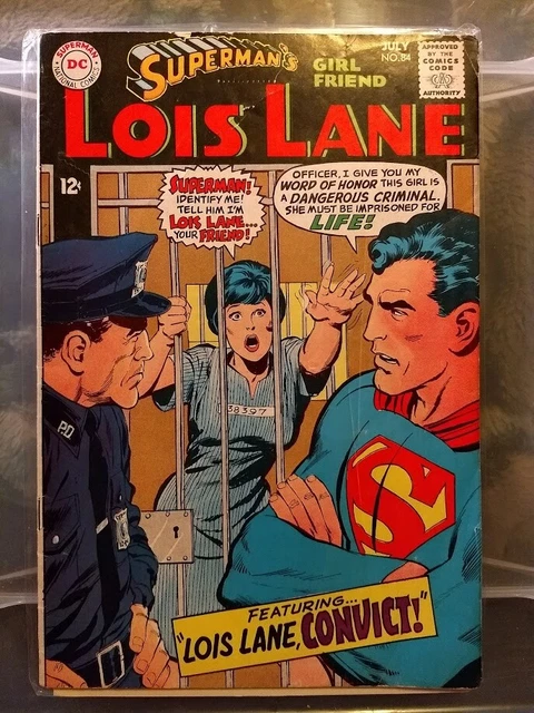 SUPERMAN'S GIRL FRIEND Lois Lane 84 juillet 1968 DC Comics EUR 9,54 ...