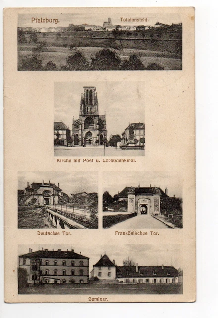 PHALSBOURG Pfalsburg Moselle CPA 57 souvenir card 5 views