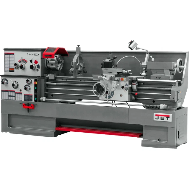 JET ZX Series Large Spindle Bore Lathe w/Taper Attach & Collet Closer 18inx60in
