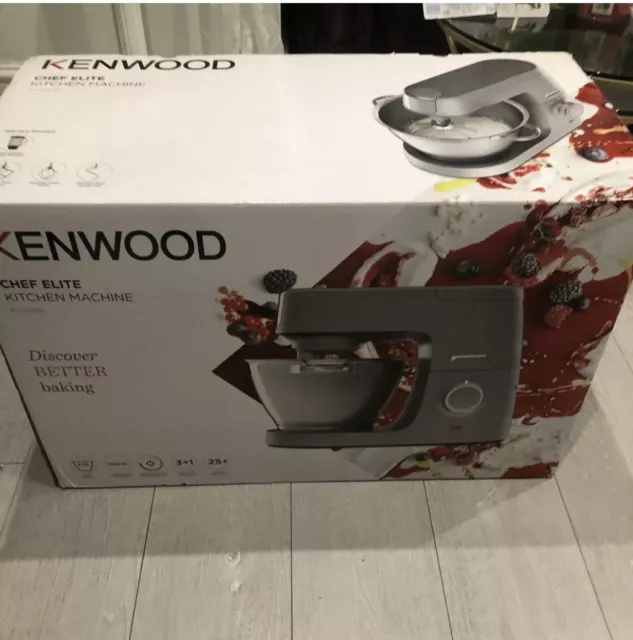 Kenwood KVL6100S Chef Elite XL Stand Mixer, Silver