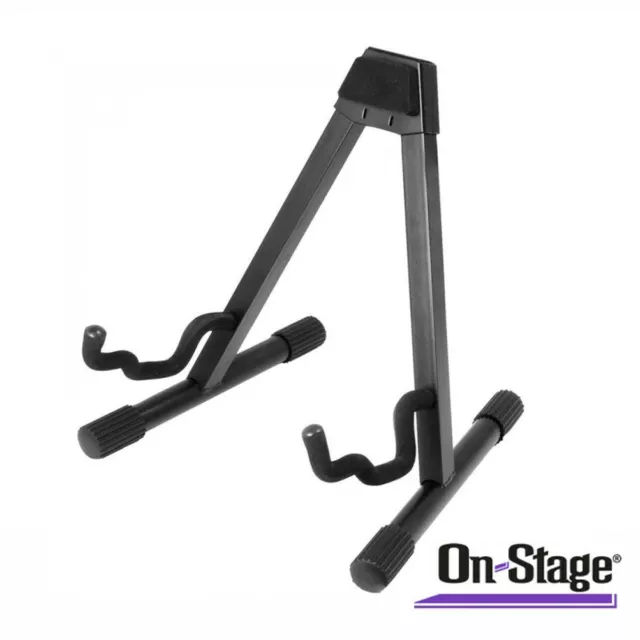 On-Stage Professional A-Frame Electric / Acoustic Guitar Stand GS7462B