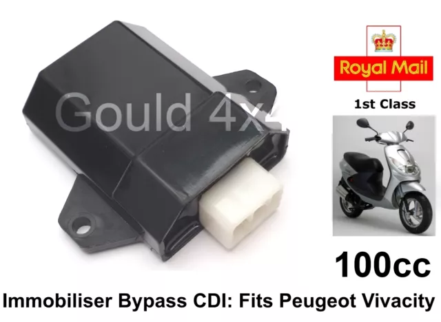 CDI Immobiliser Bypass fits Peugeot VIVACITY 100cc ACI100 ACI100.01 ACI100.02