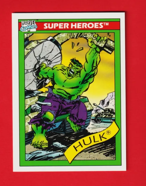 ONE 1990 Impel - The HULK #3 - MARVEL UNIVERSE SERIES 1 Super Heroes NM BETTER