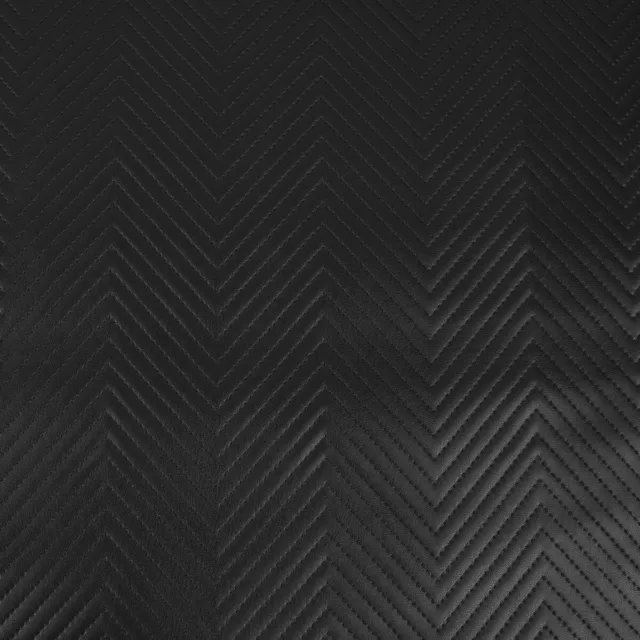 Bekleidungsstoff Kunstleder Lederimitat schwarz matt 1,4m Breite