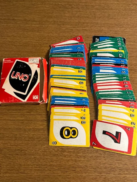 Vintage 1978 IGI UNO Card Game Complete