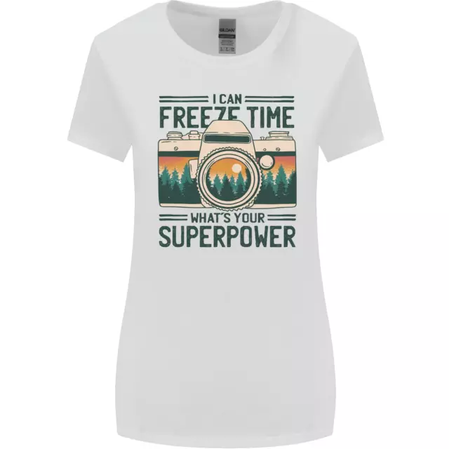 T-shirt donna Freeze Time Photography Photographer taglio più largo