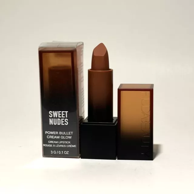 Huda Beauty Sweet Nudes Power Bullet Cream Glow Lipstick - Sweet Cheeks