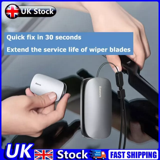 Windscreen Wiper Blade Restorer Cutter Cleaner Car Repair Tool (Indigo) UK