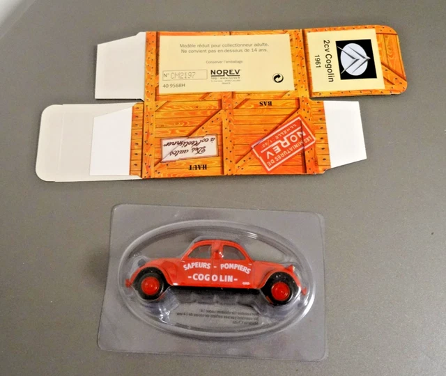 Die cast 1/43 Modellino Auto Pompieri Citroen 2CV Pompiers de Cogolin