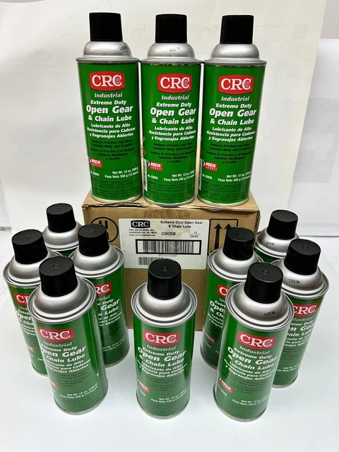 CRC Industrial Open Gear and Chain Lube AEROSOL 12oz / 12 pack