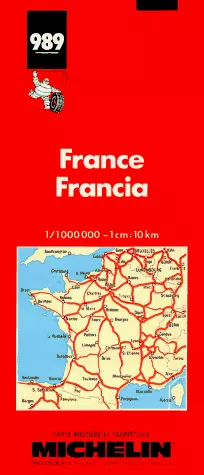 France: No. 989 (Michelin Maps) by Pneu Michelin Sheet map Book The Cheap Fast