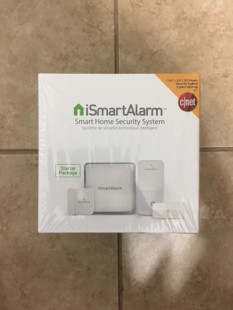 New iSmartAlarm Smart Home Security System Starter Package