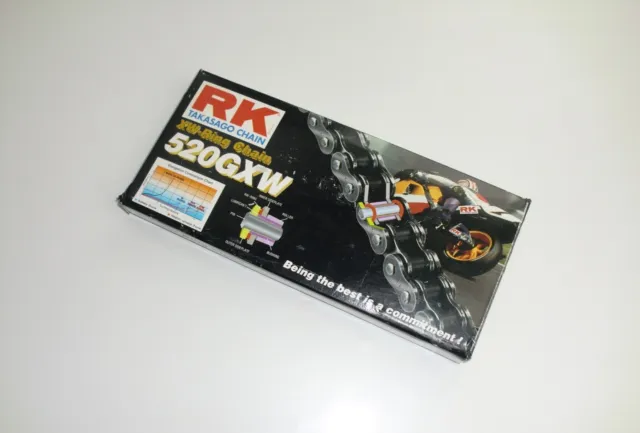 RK 520 GXW 110R / catena di trasmissione moto / OR /colore = nera
