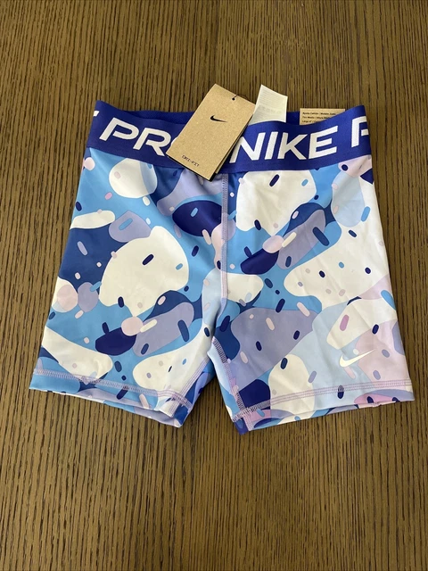 NWT Nike Pro Dri-Fit Big Kids' 3" Ice Cream Athletic Shorts Girls SZ Large