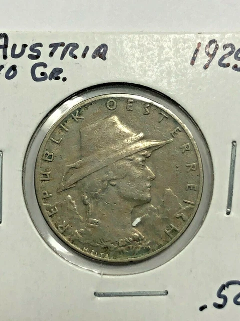 1925 Austria 10 Groschen Foreign Coin #405
