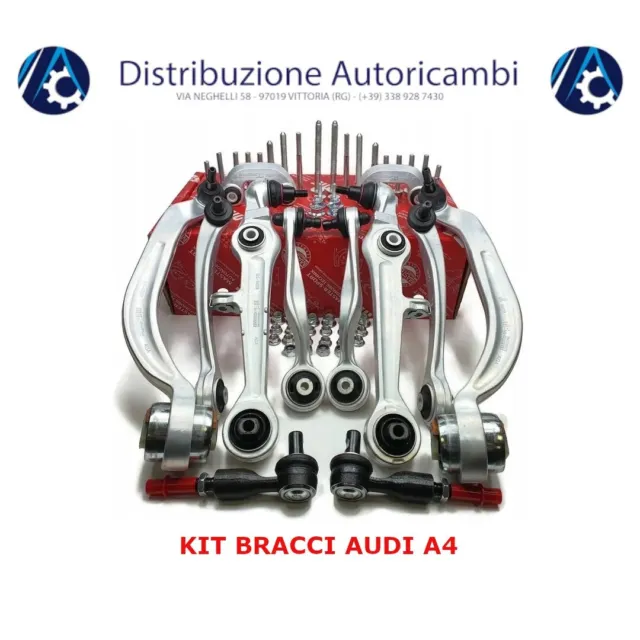 KIT BRACCI SOSPENSIONE 12 Pezzi per AUDI A4 BERLINA (B8)