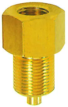 RIEGLER Manometer-Anschlussnippel Messing G 1/2  Muffe / M 20x1,5 Zapfen
