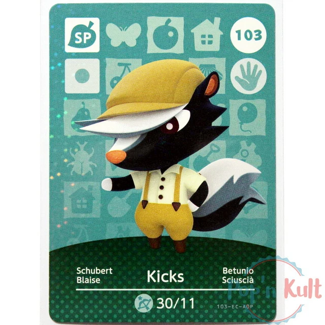 Carte Amiibo Animal Crossing 213 Digby
