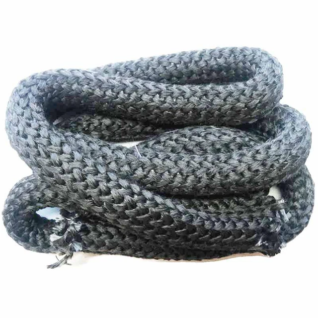 Wood Stove Replacement Gasket Graphite Impregnated Fiberglass Rope Seal