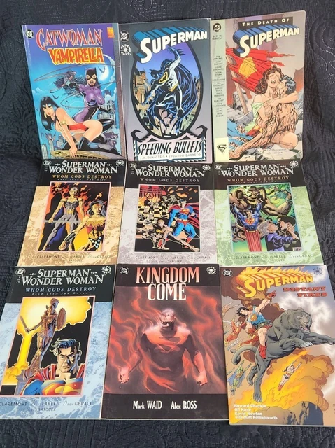 Kingdom Come 4 DC TPB Lot of 9 Books Alex Ross Superman Shazam Batman