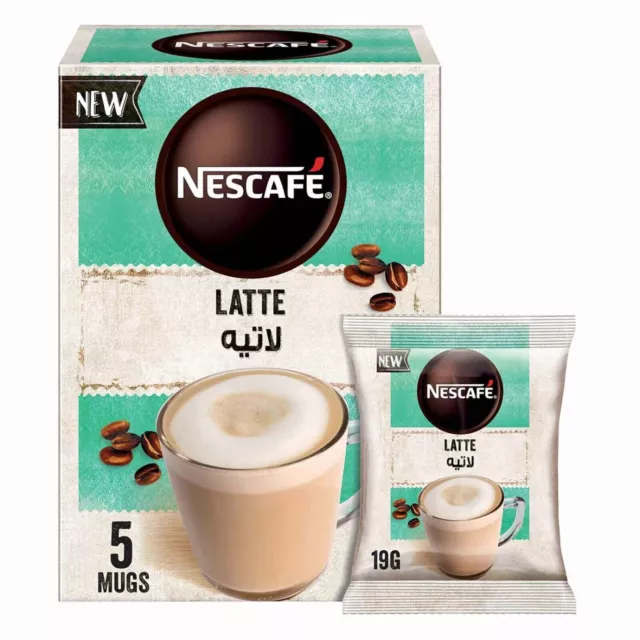 NESCAFE Cappuccino Latte 19 grammes 5 pièces