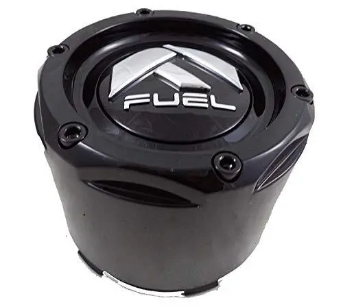 Fuel Gloss Black Rivets Custom Wheel Center Caps Set Of One 1 1003 50B